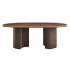 Enric 84 Inch Mango Wood Oval Dining Table by Modway / EEI-7458
