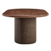Enric 84 Inch Mango Wood Oval Dining Table by Modway / EEI-7458