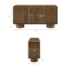 Lumo 4-Door Curved Wood Accent Cabinet by Modway / EEI-7580