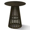 Weiss - Mid-Century Modern Wenge Round Bar Table / VGMA-MIT-5346-BAR-WNG