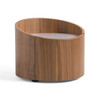 Geneva - Modern Walnut Round Nightstand / VGWCC522B-WAL