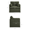 Wellfleet Slipcovered Linen-Blend Armchair by Modway / EEI-7357