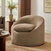 Sadie Slipcovered Linen-Blend Round Accent Chair by Modway / EEI-7358