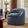 Sadie Slipcovered Linen-Blend Round Accent Chair by Modway / EEI-7358
