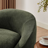 Sadie Slipcovered Linen-Blend Round Accent Chair by Modway / EEI-7358