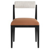 Kai Boucle and Vegan Leather Dining Chair Set of 2 by Modway / EEI-7796