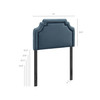 Magnolia Stain-Resistant Performance Velvet Twin Size Headboard by Modway / MOD-7329