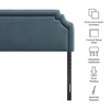 Magnolia Stain-Resistant Performance Velvet Queen Size Headboard by Modway / MOD-7331
