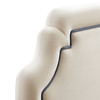 Magnolia Stain-Resistant Performance Velvet King Size Headboard by Modway / MOD-7332