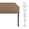 Magnolia Stain-Resistant Performance Velvet King Size Headboard by Modway / MOD-7332
