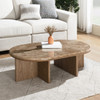 Markku Coffee Table w/Natural Marble / LV05315