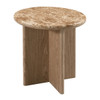 Markku End Table w/Natural Marble / LV05316