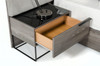 Enzo Italian Modern Grey Oak Nightstand / VGACENZO-NS