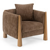 Voight - Contemporary Brown Fabric Accent Chair / VGGY-BY2125-CH-BRN