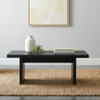 Decker 47-Inch Rectangular Cocktail Coffee Table Black / CS-706478