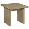 Decker Square Occasional Side End Table Natural Oak / CS-706467