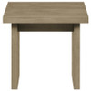 Decker Square Occasional Side End Table Natural Oak / CS-706467