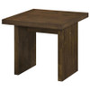 Decker Square Occasional Side End Table Walnut / CS-706487