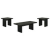 Decker 3-piece Coffee and End Table Set Black / CS-706478-S3