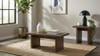 Decker 2-piece Coffee and End Table Set Walnut / CS-706488-S2