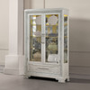 Stella Mia Curio Cabinet, Ivory / FM31000WH-CR