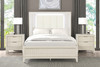 Isadore E.King Bed, Antique White / FM7700WH-EK-BED
