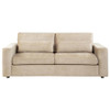Amador Chenille Upholstered Track Arm Sofa Camel / CS-511231