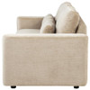Amador Chenille Upholstered Track Arm Sofa Camel / CS-511231
