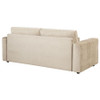 Amador Chenille Upholstered Track Arm Sofa Camel / CS-511231