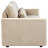 Amador Chenille Upholstered Track Arm Sofa Camel / CS-511231