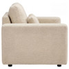 Amador Chenille Upholstered Track Arm Accent Chair Camel / CS-511233