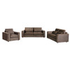 Amador 3-piece Chenille Upholstered Track Arm Sofa Set Chocolate / CS-511234-S3