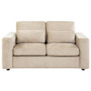 Amador Chenille Upholstered Track Arm Loveseat Camel / CS-511232