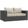 Sojourn 8 Piece Outdoor Patio Sunbrella® Sectional Set by Modway / EEI-1880