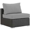 Sojourn 5 Piece Outdoor Patio Sunbrella® Sectional Set by Modway / EEI-1882