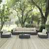 Sojourn 7 Piece Outdoor Patio Sunbrella® Sectional Set by Modway / EEI-1883