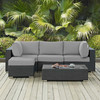 Sojourn 5 Piece Outdoor Patio Sunbrella® Sectional Set by Modway / EEI-1890