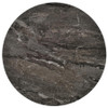 Barcelo Round Faux Marble Top Metal Side Table Grey / CS-930135