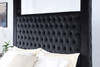 Etherea E.King Bed, Black / CM7482BK-EK-BED
