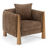 Voight - Contemporary Brown Fabric Accent Chair / VGBY-BY2125-CH-BRN