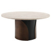 Rufina Round Dining Table w/Marble Top / DN07030