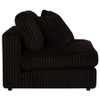 Blaine Upholstered Armless Chair Chocolate / CS-509877