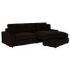 Blaine Upholstered Reversible Chaise Sectional Sofa Chocolate / CS-509879