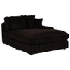 Blaine Upholstered Reversible Chaise Sectional Sofa Chocolate / CS-509879