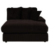 Blaine Upholstered Reversible Chaise Sectional Sofa Chocolate / CS-509879