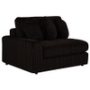 Blaine Upholstered Reversible Chaise Sectional Sofa Chocolate / CS-509879