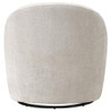 Leon Chenille Upholstered Swivel Accent Chair Beige / CS-903411