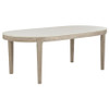 Lucaire 84-inch Cultured Marble Top Dining Table Honed Cream / CS-105960