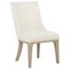 Lucaire Arched Upholstered Dining Side Chair Cream (Set of 2) / CS-105962