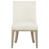 Lucaire Arched Upholstered Dining Side Chair Cream (Set of 2) / CS-105962
